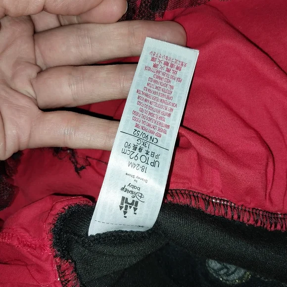 Black and Red Minnie Mouse Christmas Dress - Picture 9 of 11